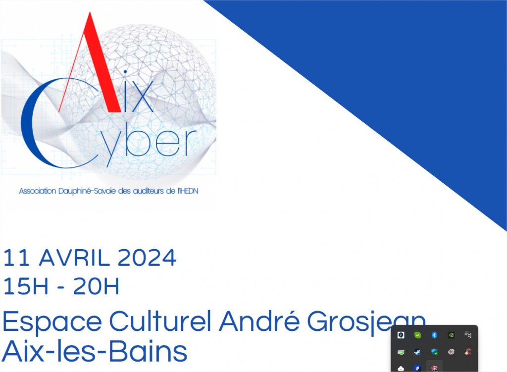 La deuxième édition de CyberAix le 11 Avril prochain